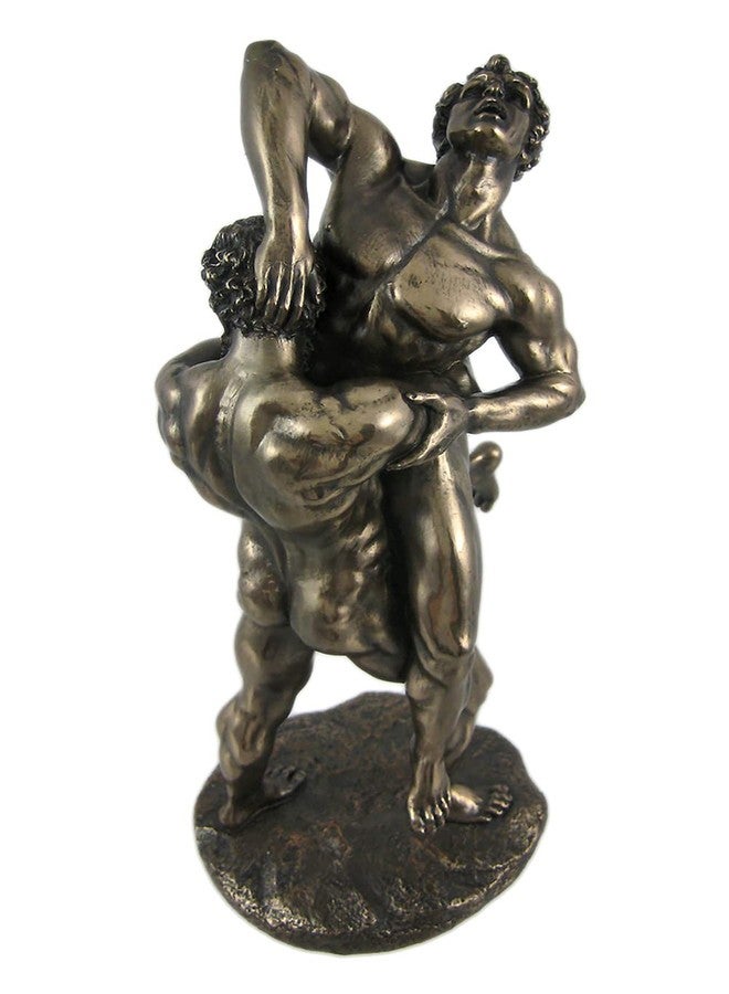 Design Toscano US Hercules and Anteus Bronze Finish Statue Greek Myth - Image 2