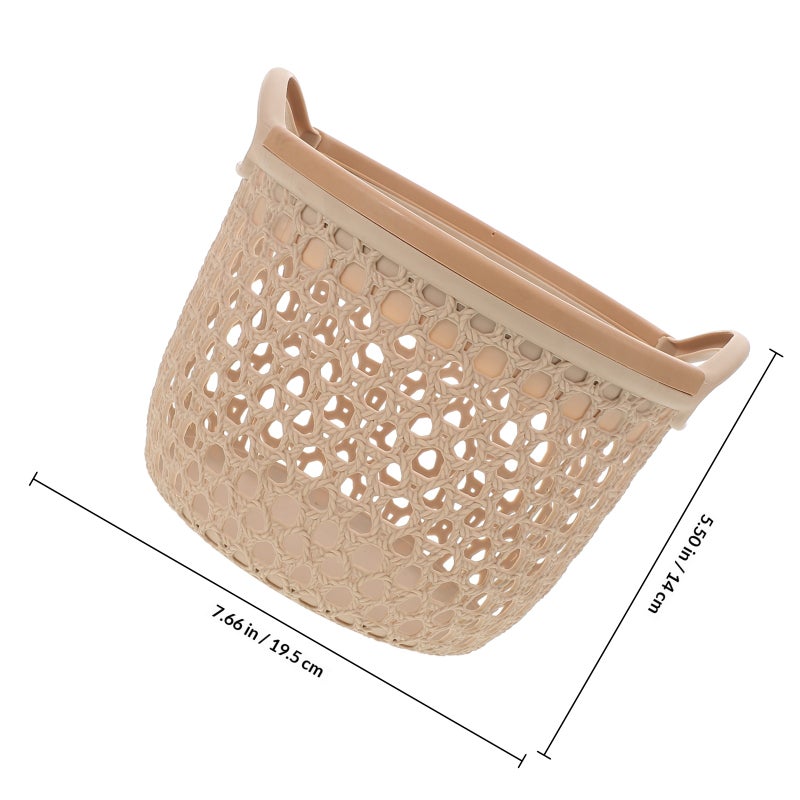 Woven Basket Storage Basket Large Capacity Basket Tabletop Sundries Organizer - Image 2