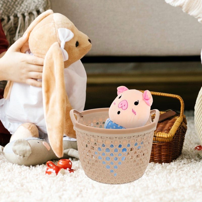 Woven Basket Storage Basket Large Capacity Basket Tabletop Sundries Organizer - Image 5