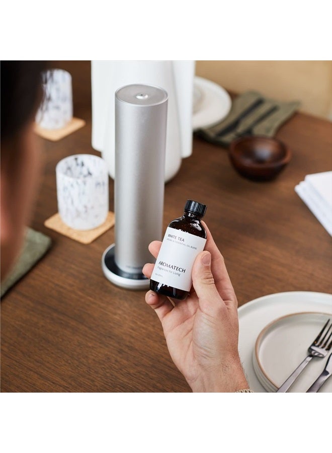 White Tea Aroma Essential Oil Blend, Aromatherapy Diffuser Oil with Palo Santo and Cedarwood for Diffuser, Humidifier - 4 fl oz, 120 mL