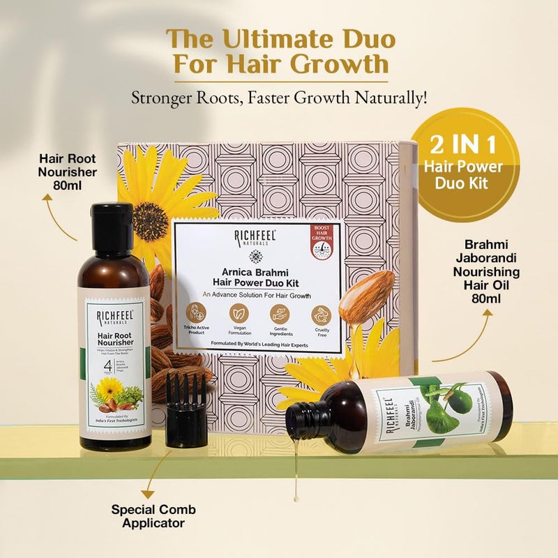 Richfeel Arnica Brahmi Hair Power Duo Kit - Image 2