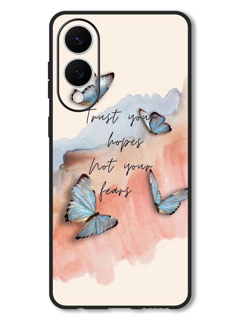 Theodor Case Compatible with Samsung Galaxy S25 Edge 6.7 Inch Protection Shockproof Bumper Cover Trust hopes - Image 1