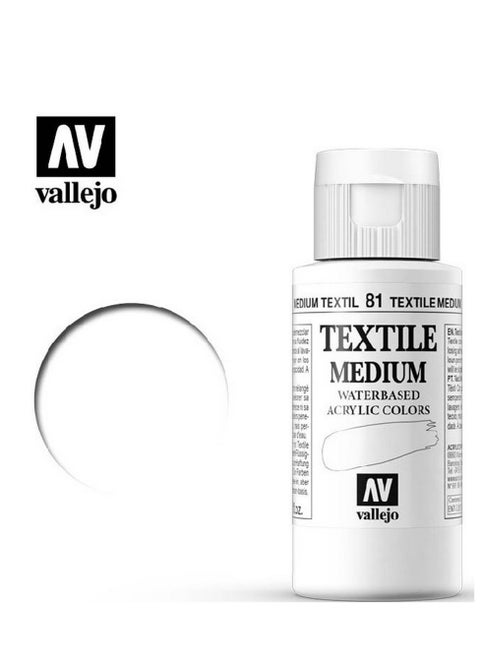 Vallejo Textile Color 81: 60 ml. Textile Medium