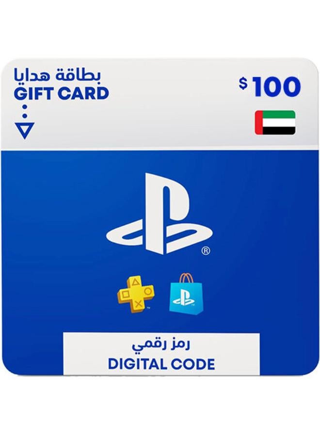PlayStation Store DIgital Code Gift Card - UAE 100 USD