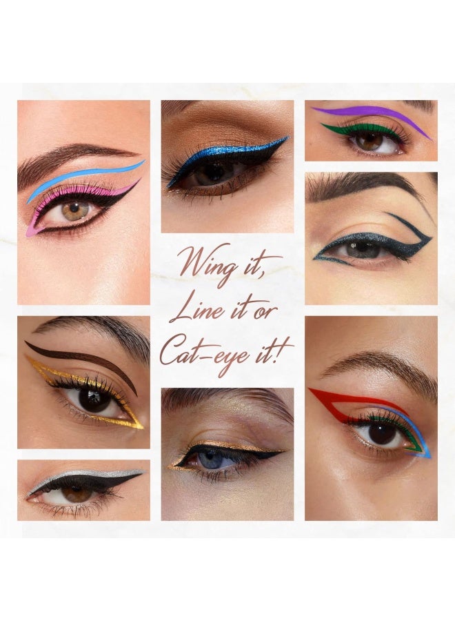 Just Herbs Herb-Enriched Waterproof Eyeliner | Organic, Smudge-Proof Formula with Jojoba Oil & Vitamin E | Long-Lasting, Vegan & Cruelty-Free | For Sensitive Eyes - Image 5