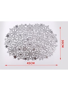 بيوينتي 2 ماتات طعام من تصميم نجوم ذهبية مع شقوق  - Image 3