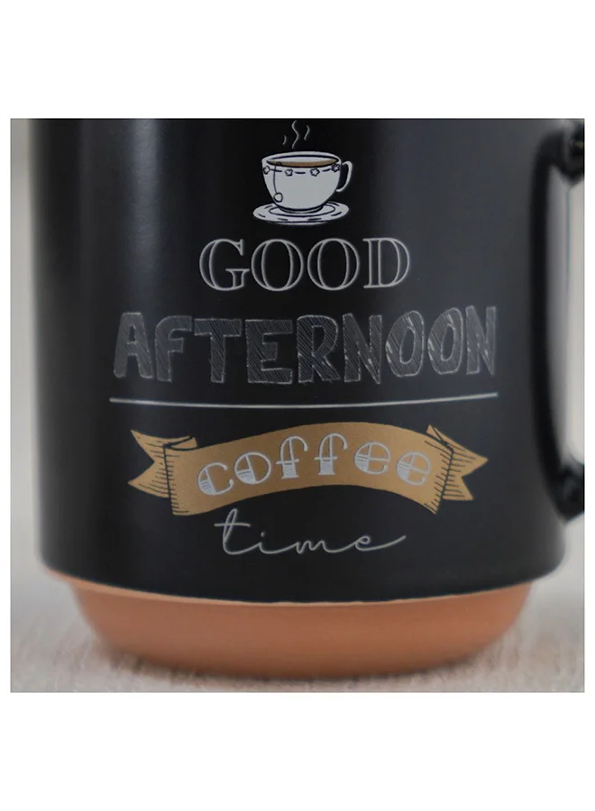 دانوب هوم Danube Essential 2 Piece New Bone China Mug Set Black 410Ml L 8.7 x W 5.9 x H 9.9 Cm