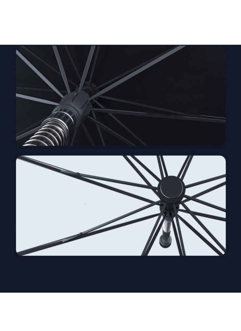 Car Windshield Sun Shade Umbrella with Car Safety Hammer,Bendable Shaft,UV Rays and Heat Sun Visor Protector, Foldable Front Window Sunshade (Extra large (150cm x 85cm))