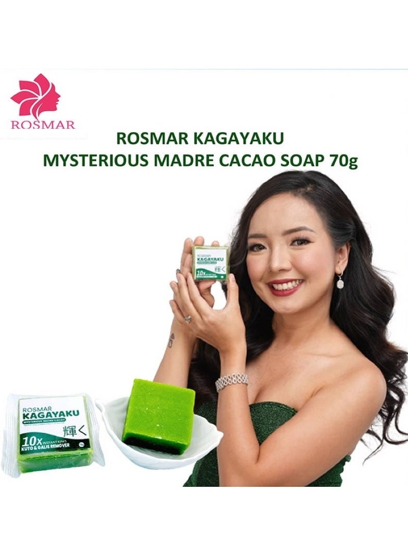 ROSMAR Kagayaku Mysterious Madre Cacao Soap 70 G - Image 3