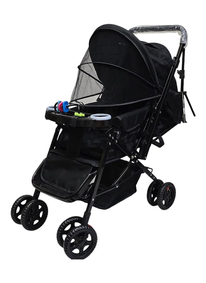 BABYCARA Baby Stroller Reversible Handle With A Mosquitos, Babies Accessories 0 To 3 Year  - Image 1