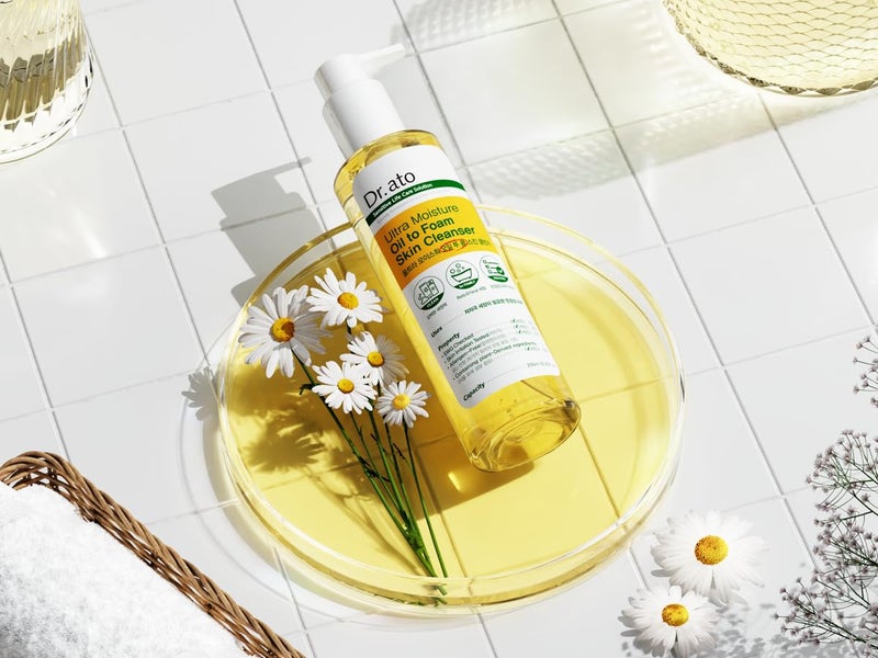 Dr.ato)Ultra Moisture Oil to Foam Cleanser 250ml, Moisture Mild Cleanser - Image 3