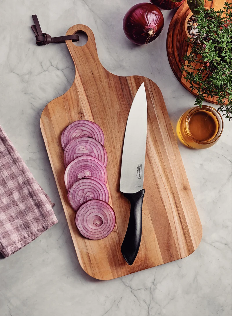 ترامونتينا Tramontina Affilata 8 Inches Chef Knife with Stainless Steel Blade and Black Polypropylene Handle