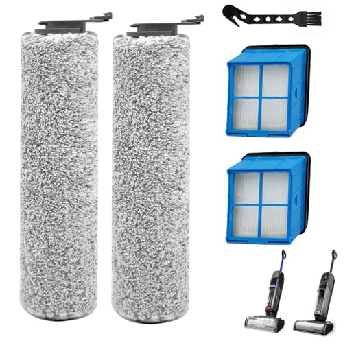 CleanCrafter Replacement Parts Kit for Bissell Crosswave Omniforce/OmniFind | Compatible with Bissell Vacuum Models: Omniforce (3882/3883) & OmniFind (3967F/3970F) (2 Brushes + 2 Filters) - Image 1