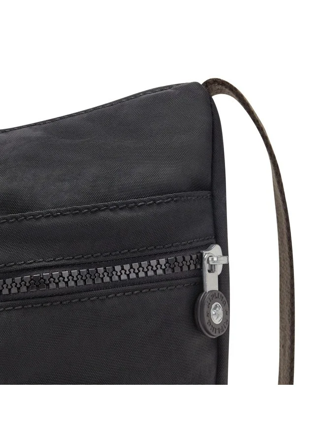 كيبلينغ Medium Crossbody Female Black Noir Izellah