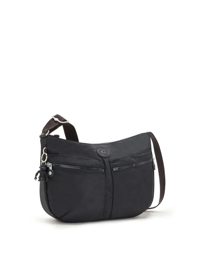 كيبلينغ Medium Crossbody Female Black Noir Izellah