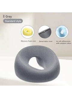 Generic Face Down Pillow Desk Nap Pillow Prone Resting Comfort Memory Foam Ergonomics Home Massage Headrest for Beauty Salon  - Image 1