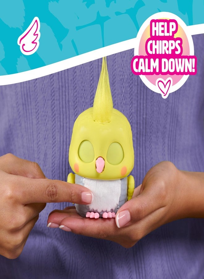 فور ريل لعبة الببغاء "هاندفولز تشيربس" التفاعلية من "فورريل"، بحجم 3.5 بوصة، مناسبة للأولاد والبنات من عمر 4 سنوات فما فوق، من إنتاج "جست بلاي". - Image 4