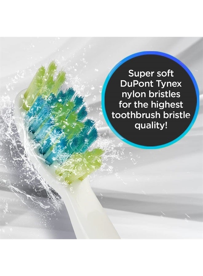 VOOM SONIC – Pro 3/Pro 5 Replacement Heads | Pack of 6 Replacement Brushes | Advanced Bristle Technology| Soft DuPont Nylon Bristles | Oral Care - Image 1