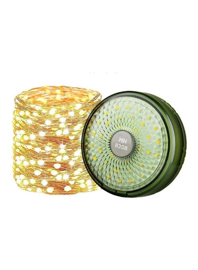 Generic Warm Light + Color Light 8M,Camping LED String Light, Tent Light, Outdoor Hanging Light, USB Rechargeable Lantern, Colorful Atmosphere Lamp, Portable Camping Light - Image 1