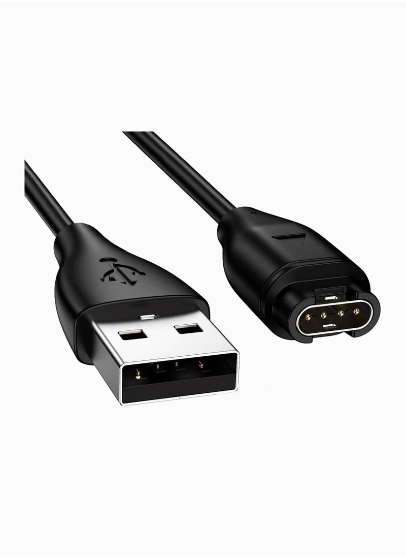 Captaintech Type C to Garmin Watch Charger Cable, Compatible with Garmin Fenix 6 6S 6X Pro, Fenix 5 5S 5X Plus, USB C Data Sync Charging Cable for Forerunner 745 935 945 45 45S and More  - Image 1