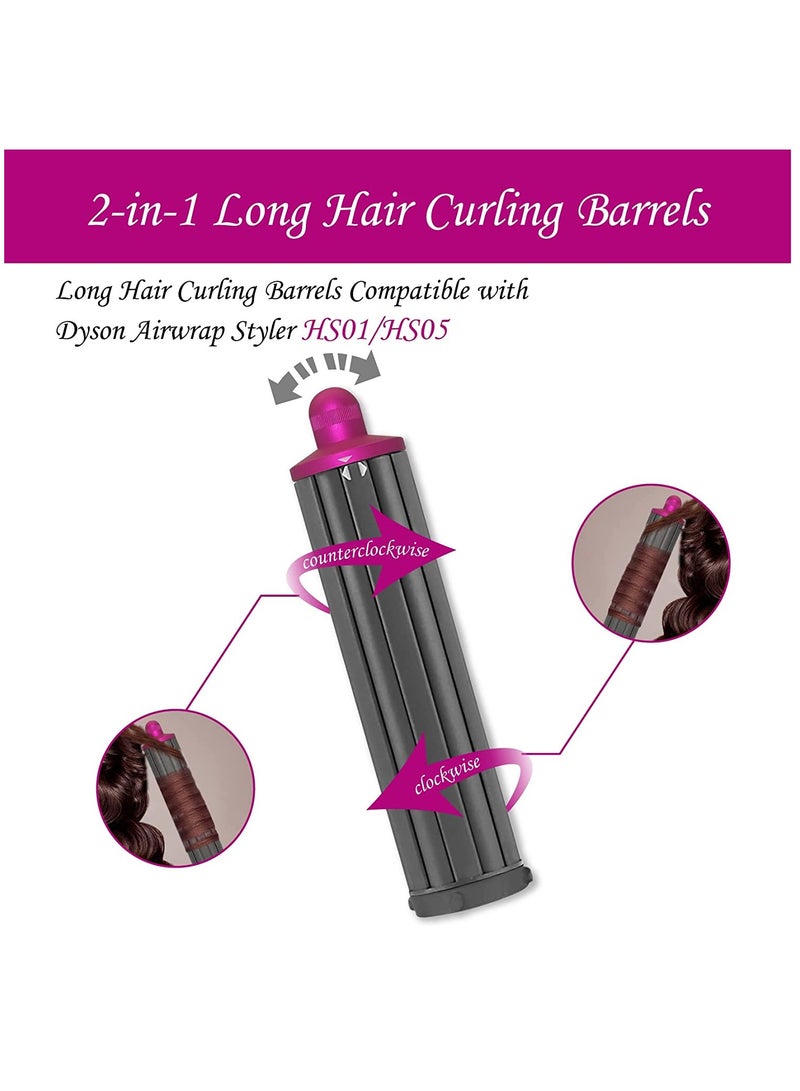 Zikra Long Hair Curling Barrels Compatible with Dyson Airwrap Styler Attachment Parts for Dyson Airwrap Styler HS01 HS05 - Image 2