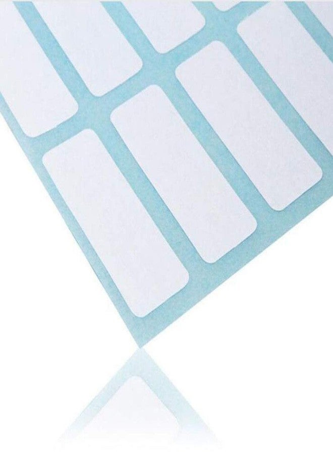 Mini Skater 336 Packs Name Label Stickers White Rectangle Self Adhesive File Folders Labels for Filing Envelops Tags Essential Oil Milk Bottle Cup Kitchen Office School 0.5 x 1.5 Inch - Image 2