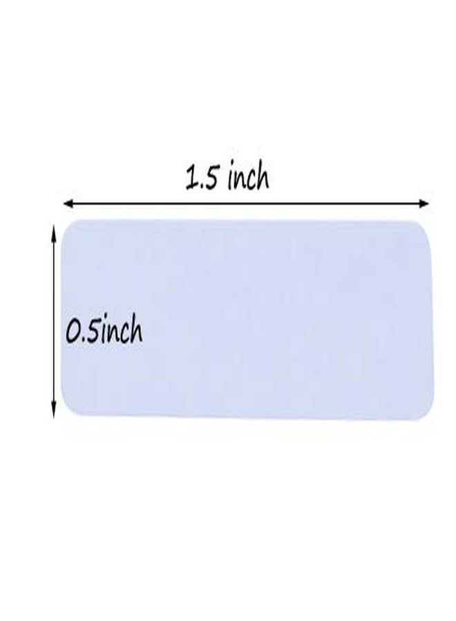 Mini Skater 336 Packs Name Label Stickers White Rectangle Self Adhesive File Folders Labels for Filing Envelops Tags Essential Oil Milk Bottle Cup Kitchen Office School 0.5 x 1.5 Inch - Image 4