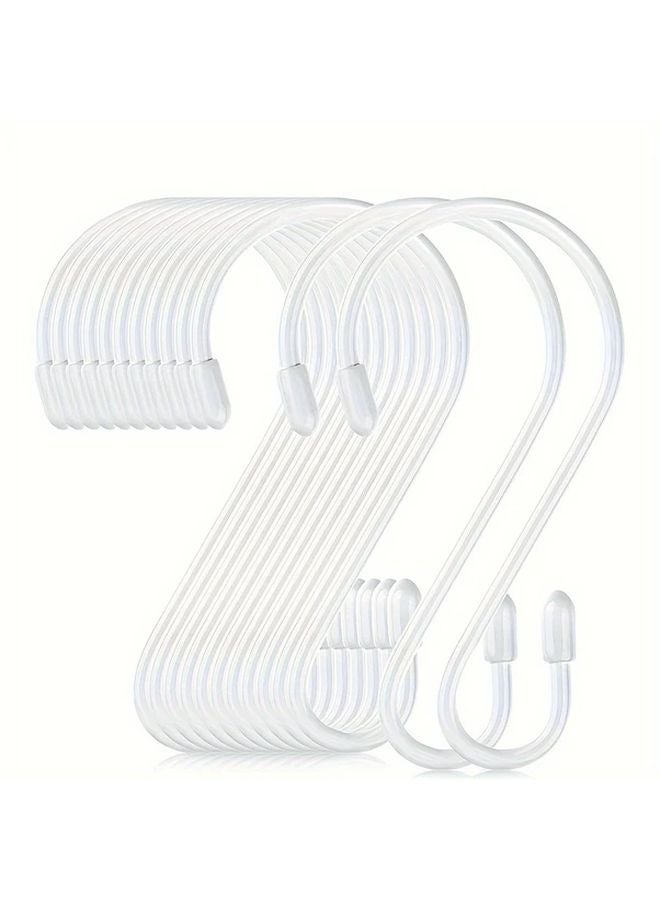 10pcs Silvery S Shaped Hooks for Kitchen Organization - Image 1