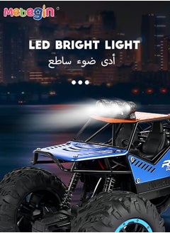 MEBEGIN RC Toys Cars 1:22 Scale Remote Control Car Off Road RC Car Vehicle Monster Truck Crawler with Head Lights for Boys Kids and Adults  - Image 3