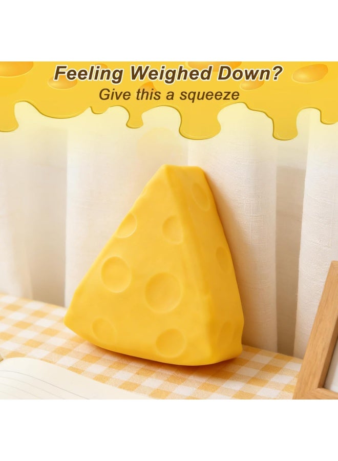 Big Squishy Cheese,Squeeze Toys Cheese Block for Stress & Anxiety Relief,Slow Rising Fidget Sensory Toy for Adults and Kids,Perfect for Focus & Fun - Image 5