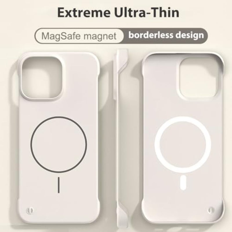 حافظة لهاتف iPhone 13 Pro MagSafe ذات ملمس معدني عاري [مغناطيس قوي مدمج] [تبديد سريع للحرارة] حافظة نحيفة بلا حدود لهاتف iPhone 13 Pro، غطاء MagSafe رفيع وقوي 6.1 - Image 5