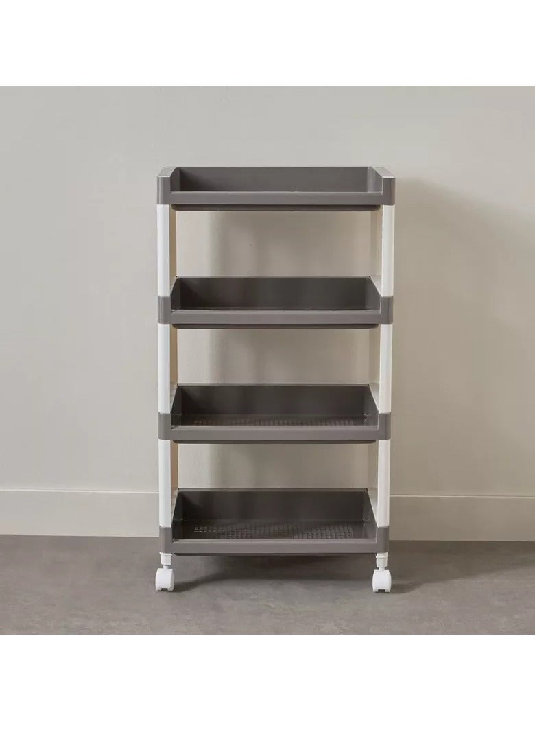 Home Box Easystore 4-Layer Storage Shelf with Wheels  - Image 2