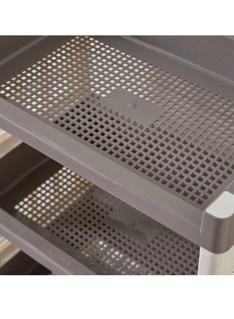 Home Box Easystore 4-Layer Storage Shelf with Wheels  - Image 4