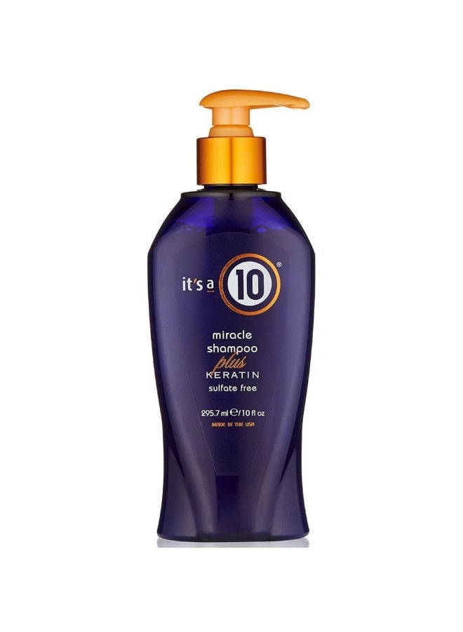 it's a 10 Miracle Shampoo plus Keratin 10 oz