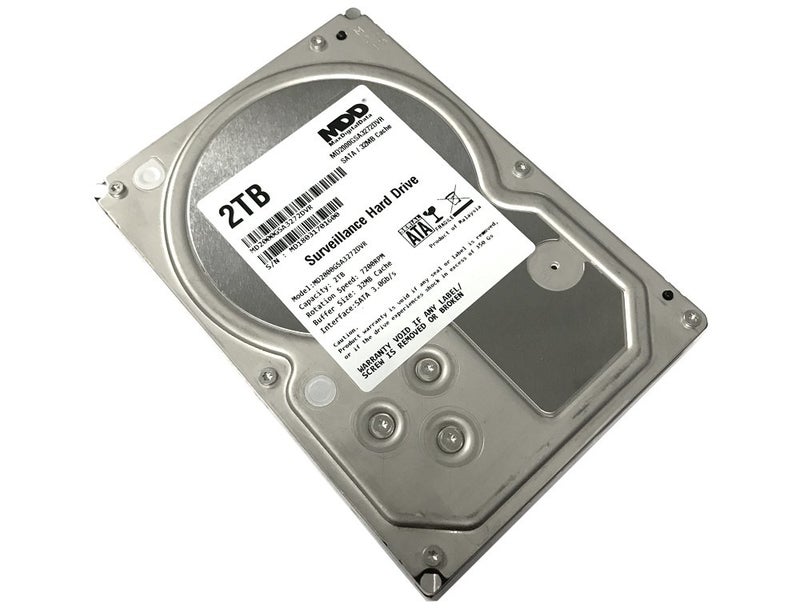 MDD MAXDIGITALDATA 2TB 32MB Cache 7200PM SATA 3.0Gb/s 3.5inch Internal Surveillance CCTV DVR Hard Drive (MD2000GSA3272DVR) (Renewed)