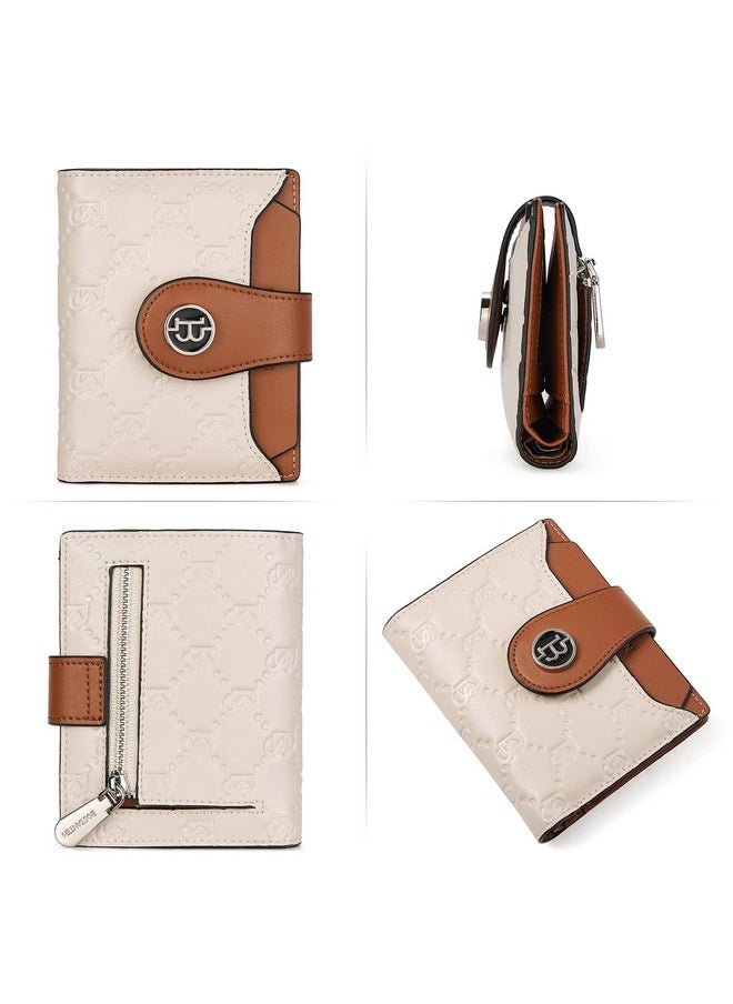 Women Leather Wallet Rfid Blocking Small Bifold Zipper Pocket Wallet Card Case Purse With Id Window Beige-Brown - pzsku/ZE2E7D6E4D13DEABE7754Z/45/_/1735817470/d722336d-4c91-4c5c-99b9-26473b618b92