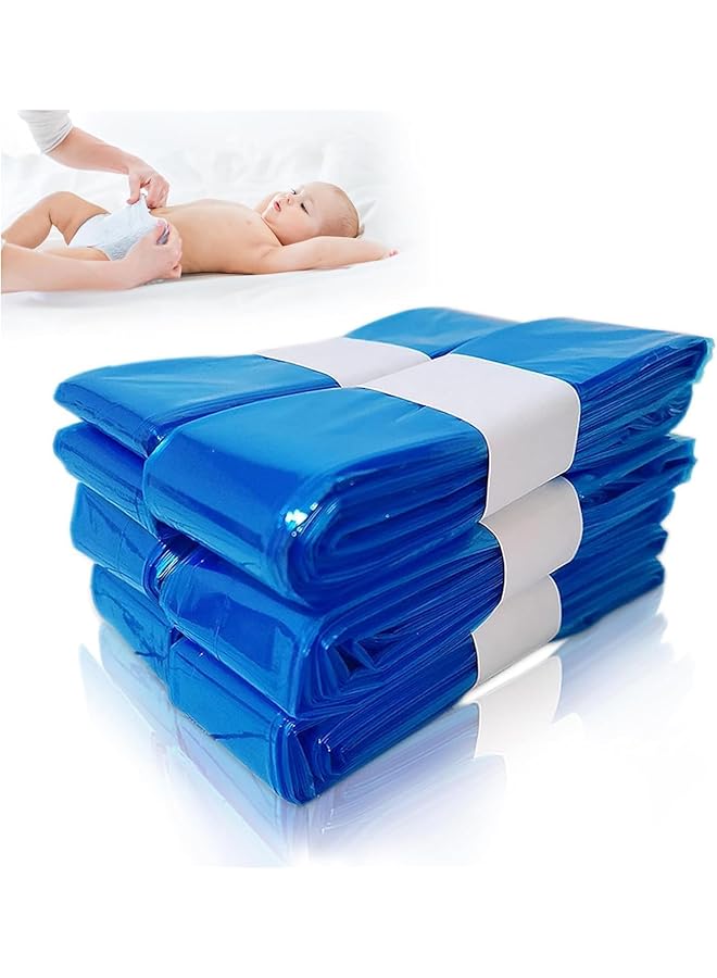 X spring Spring Diaper Pail Refill Bags 6 Pack Leakproof Disposal Liner Strong And Durable Disposable Multi Layer Odor Control Nappy Bin Refill Bags Trash Bag For Baby Diaper Bin - Image 1