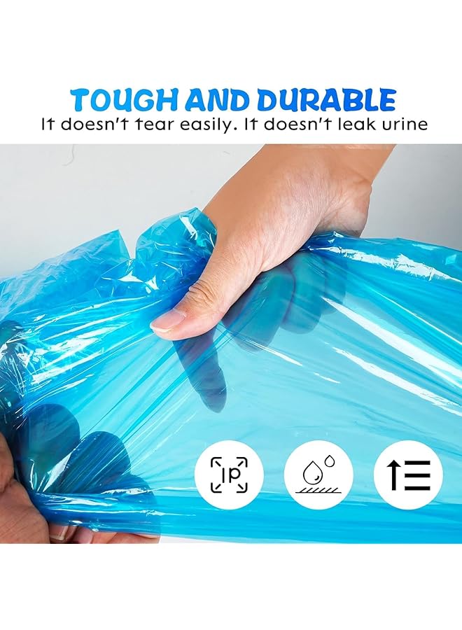 X spring Spring Diaper Pail Refill Bags 6 Pack Leakproof Disposal Liner Strong And Durable Disposable Multi Layer Odor Control Nappy Bin Refill Bags Trash Bag For Baby Diaper Bin - Image 4