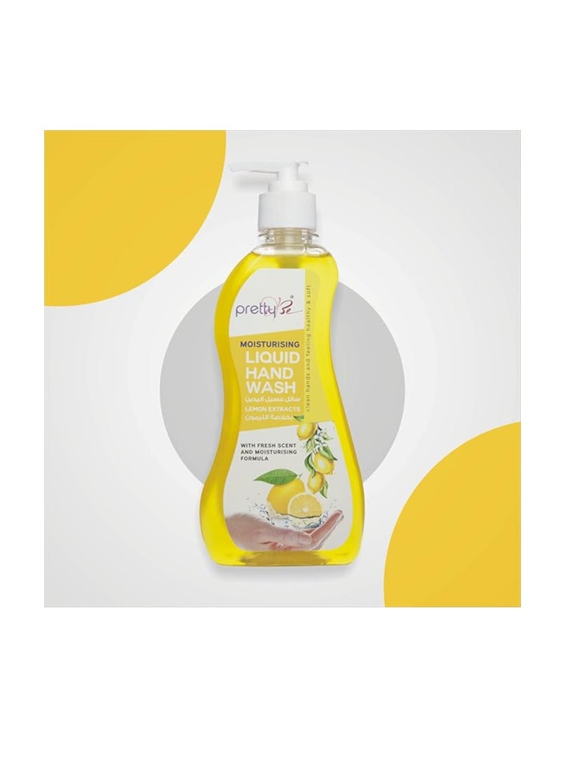 Pretty Be Pretty Be Liquid Hand Wash with fresh Lemon Scent Refreshing Moisturizing and fresh touch Hand wash liquid Soap  - Image 4