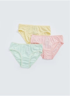 LC WAIKIKI Basic Girls' Panties 3 pcs Multi Color  - Image 1