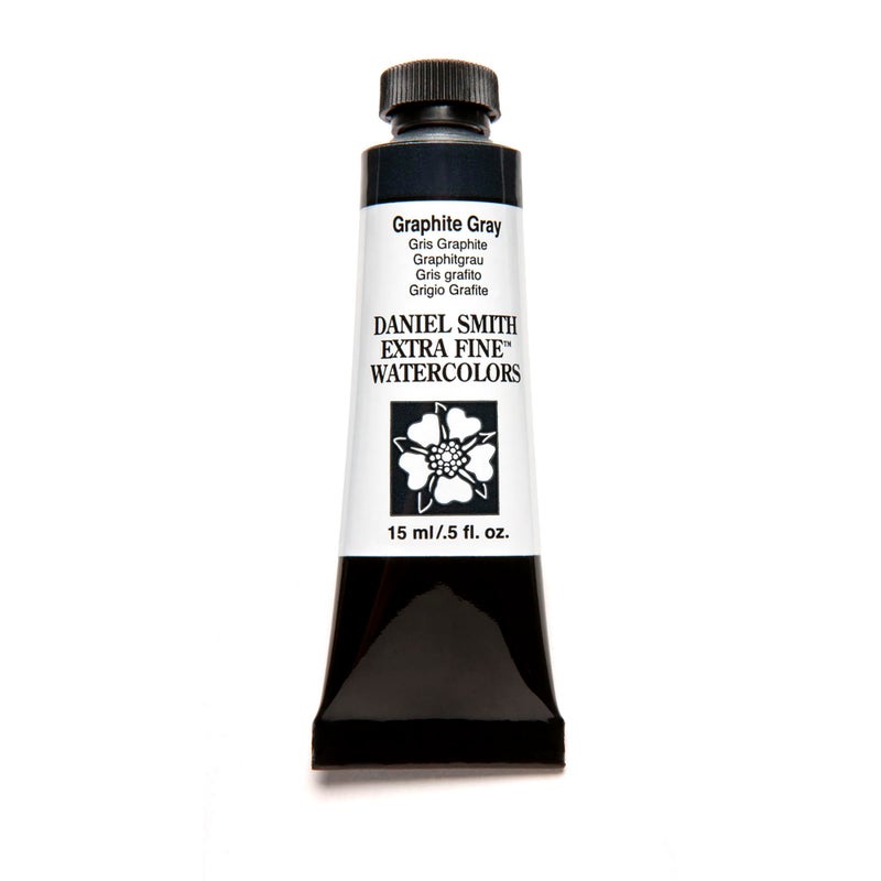 Daniel Smith Extra Fine Watercolor Paint 15ml Tube Graphite Gray 284600038 05 Fl Oz Pack of 1