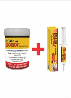 Roach Doctor Cockroach Gel and Powder by Roach Doctor - Dual Action Roach Killer 