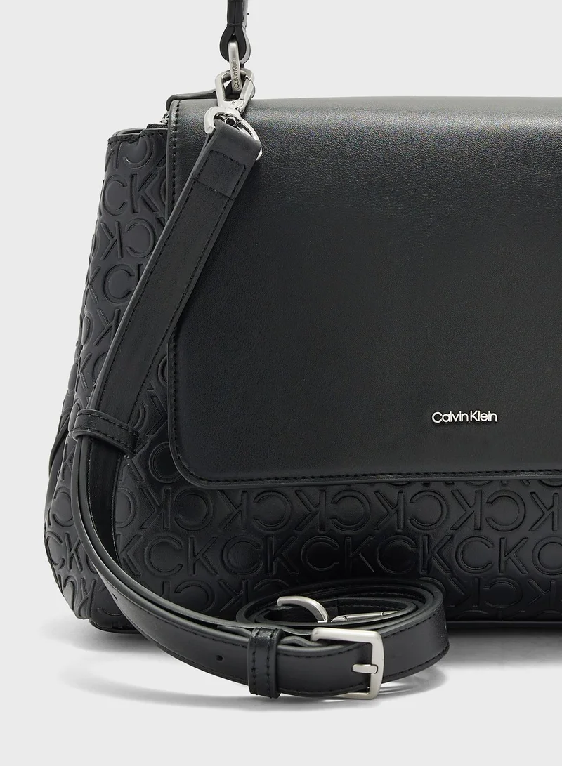 CALVIN KLEIN Monogram Detailed Crossbody