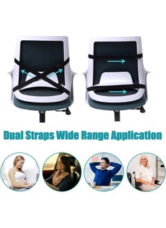 Arabest Office Chair Lumbar Support Pillow, Memory Foam Back Cushion, Breathable 3D Mesh Cover, Ergonomic Design Orthopedic Backrest for Lower Back Pain Relief, Chair and Car Seat Backrest  - Image 4