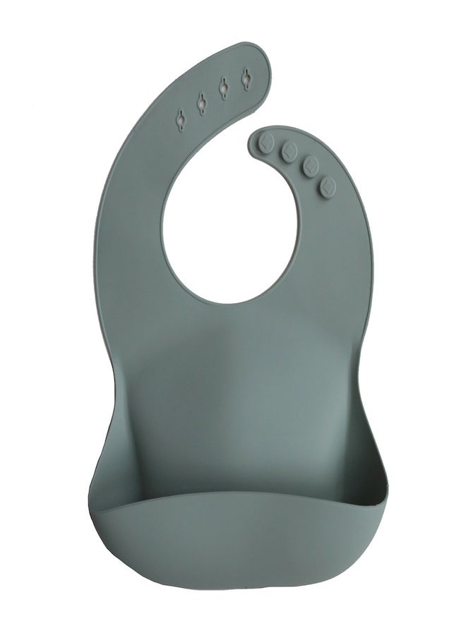 mushie - Mushie Silicone Bib Cambridge Blue - Image 1