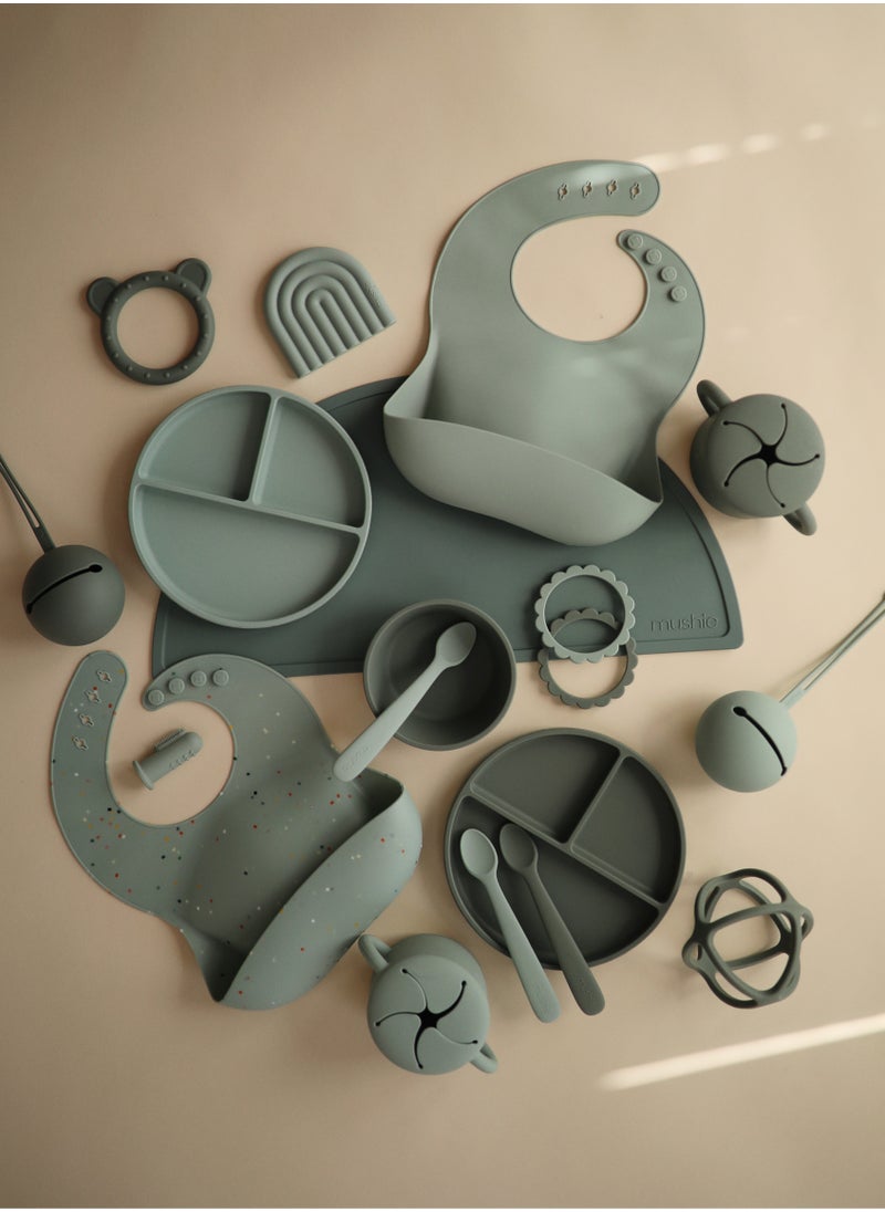 mushie - Mushie Silicone Bib Cambridge Blue - Image 1