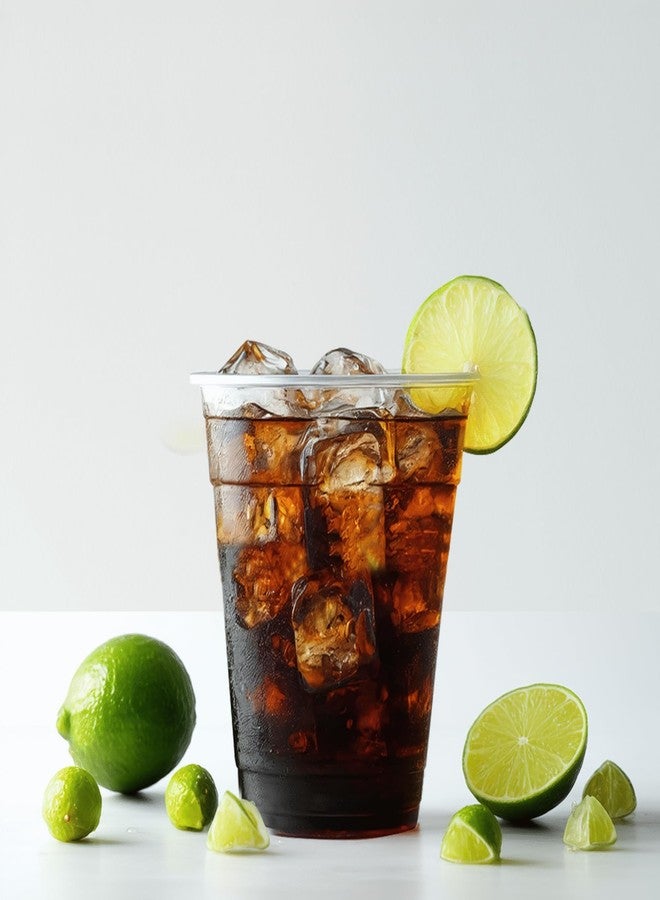 TashiBox [12oz - 150 Cups Plastic Coffee Cups Clear, Disposable Cups for Tea,smoothies Sodas and Mixed Drinks - Image 5