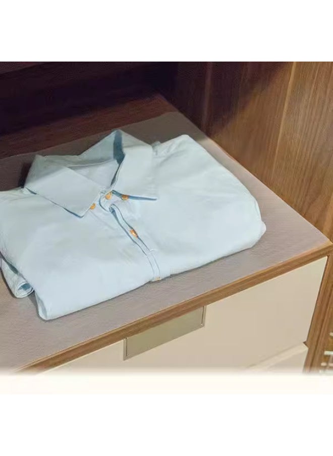 Generic - Transparent Kitchen Cabinet Waterproof Mat Cabinet Moisture-proof Mat Waterproof Cuttable Drawer Mat Cabinet-Color:Transparent Raised Dot Pattern-Specifications:45*200CM - Image 1
