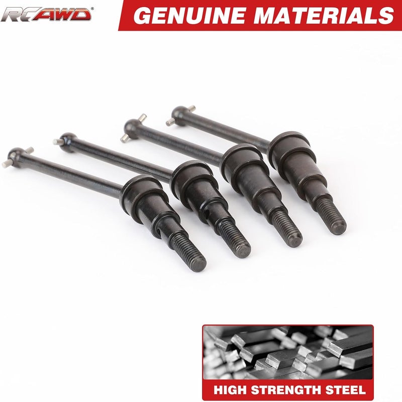 RCAWD 40CrMo Driveshafts Set for ARRMA Mojave Grom with Wheel Hex Set & Diff Outdrive Axles - Image 5