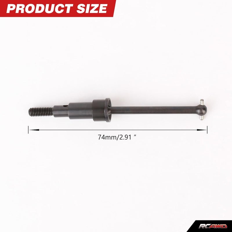 RCAWD 40CrMo Driveshafts Set for ARRMA Mojave Grom with Wheel Hex Set & Diff Outdrive Axles - Image 3
